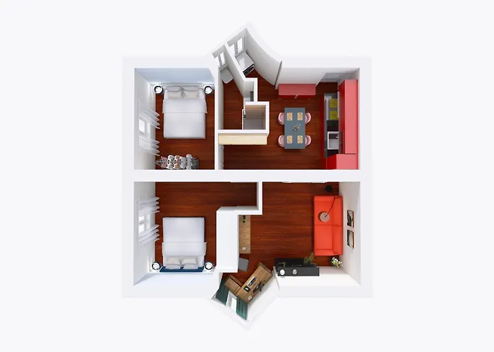 The Rent -cozy Two Bedroom Near Vatican Apartment *